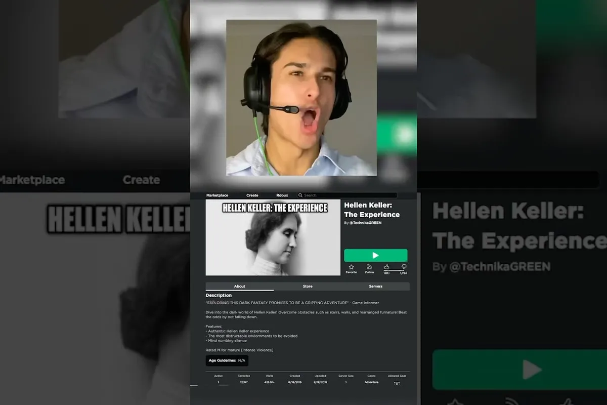 Helen Keller Simulator Developer History: Soapy Sandwich
