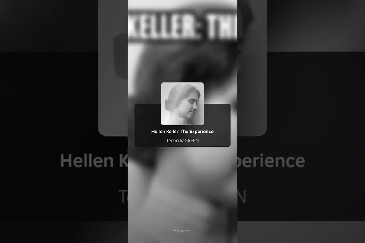 Helen Keller Simulator Hazard Avoidance: Survive the Darkness